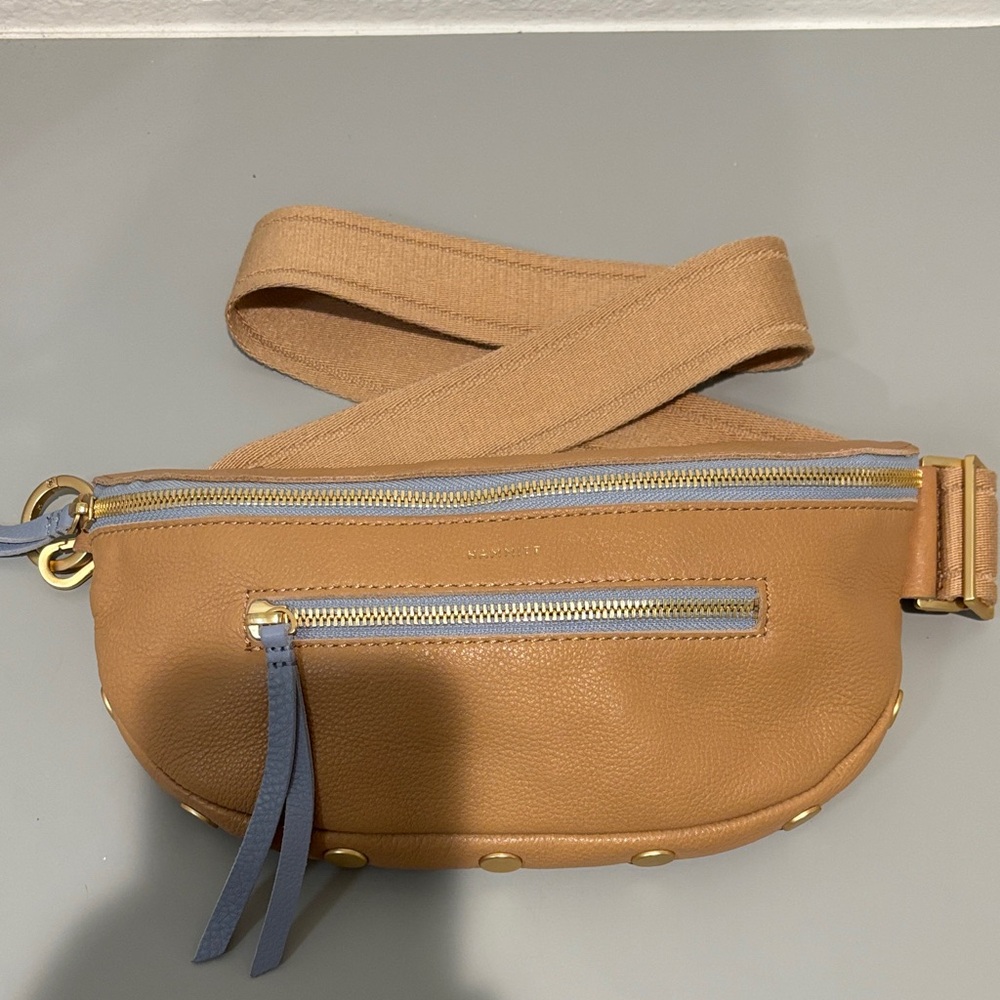 Hammitt Charles - Tan and Periwinkle. Excellent Condition.